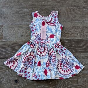 NWT Dot Dot Smile Floral Tank Dress Size 2T